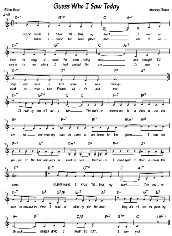 Sheet Music